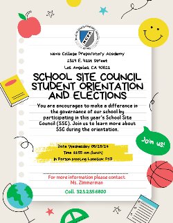 ssc student flyer english